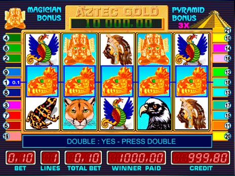 Игровые автоматы Aztec Gold максимальн